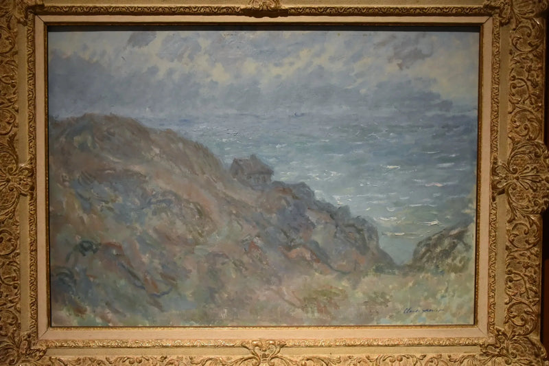 Hytte på klipperne nær Varengeville - Claude Monet