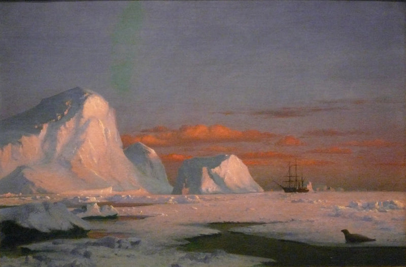 Arktisk solnedgang - William Bradford