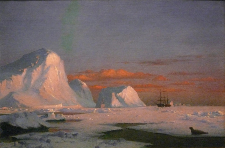 Arktisk solnedgang - William Bradford