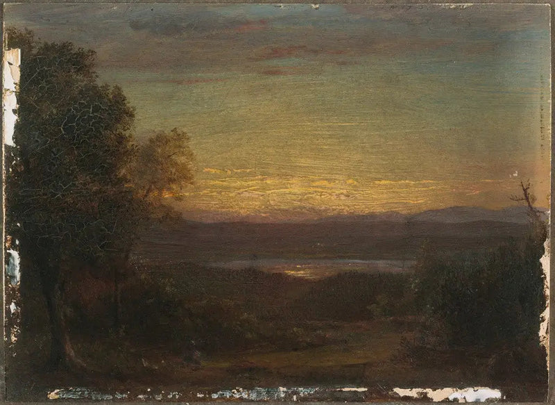 Solnedgang fra Olana - Frederic Edwin Church