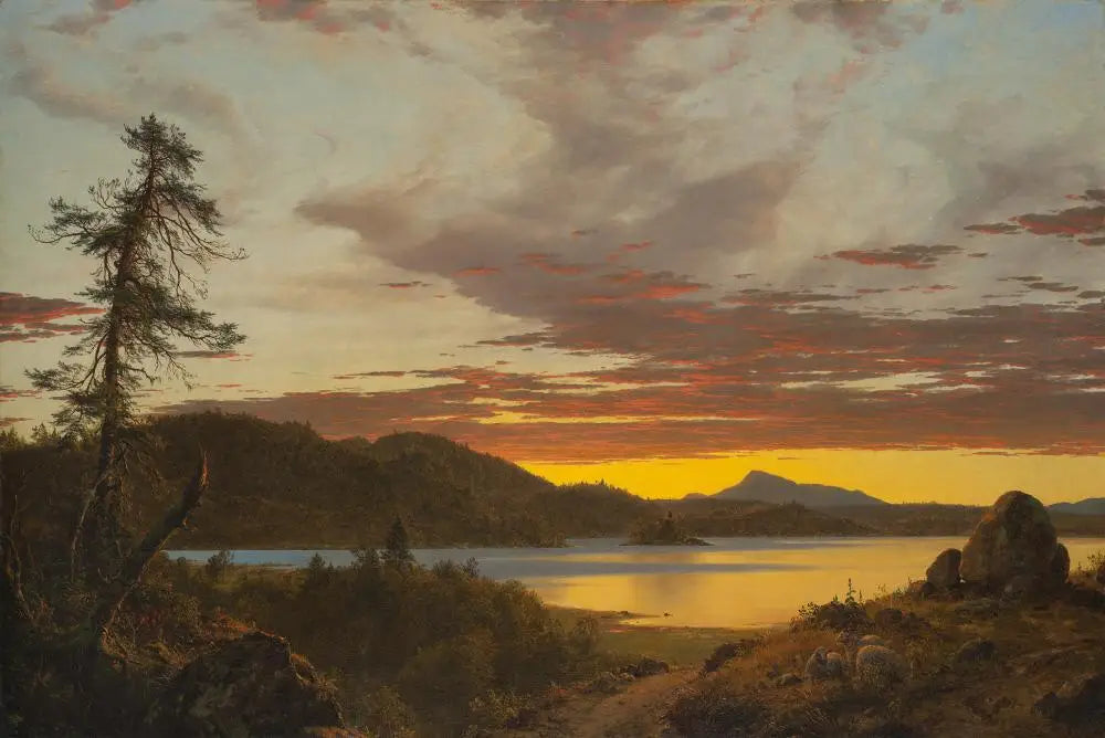 Coucher de soleil - Frederic Edwin Church - Alpha Reproduction