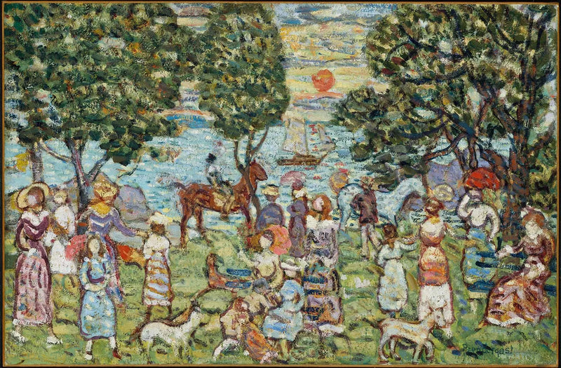 Solnedgang - Maurice Prendergast