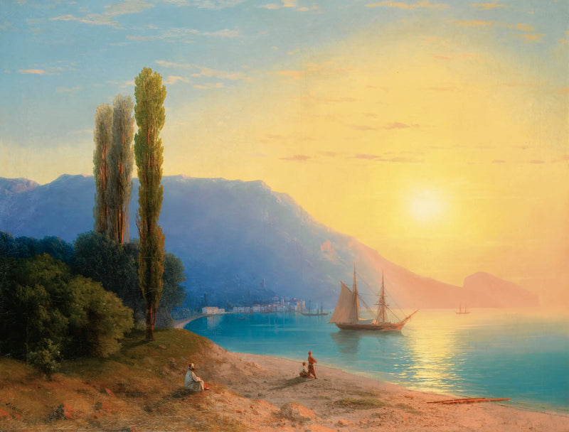 Solnedgang over Yalta - Ivan Aïvazovski
