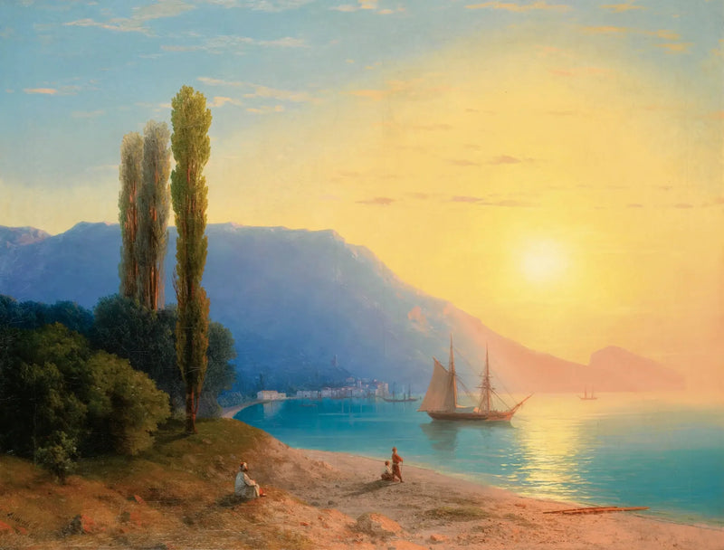 Solnedgang over Yalta - Ivan Aïvazovski