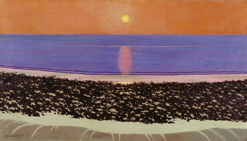 Solnedgang. Villerville - Félix Vallotton