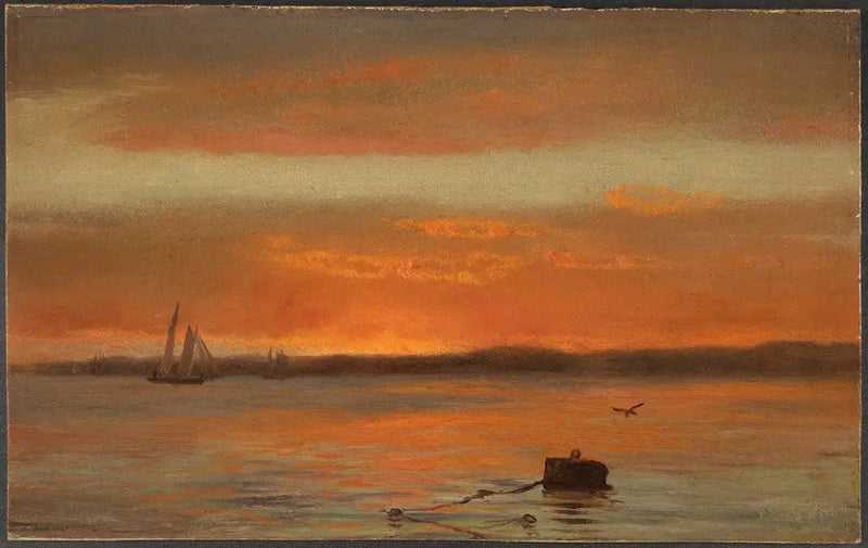Solnedgang - William Bradford