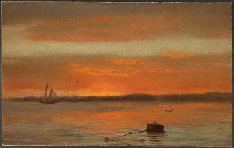 Solnedgang - William Bradford