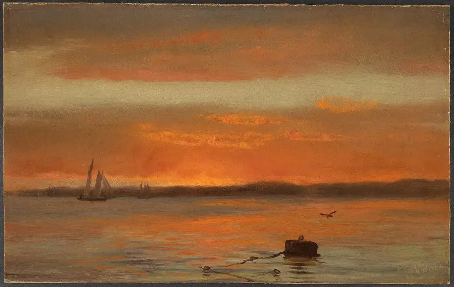 Solnedgang - William Bradford