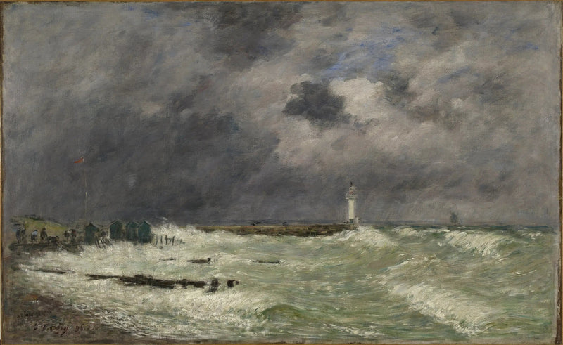 Blæst foran Frascati, Le Havre - Eugène Boudin