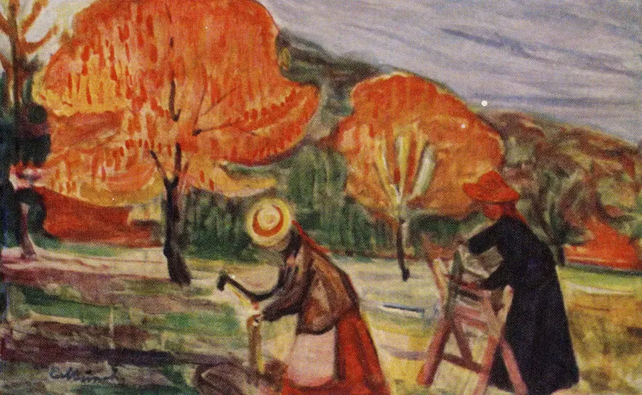 Skæring og Formning af træ - Edvard Munch