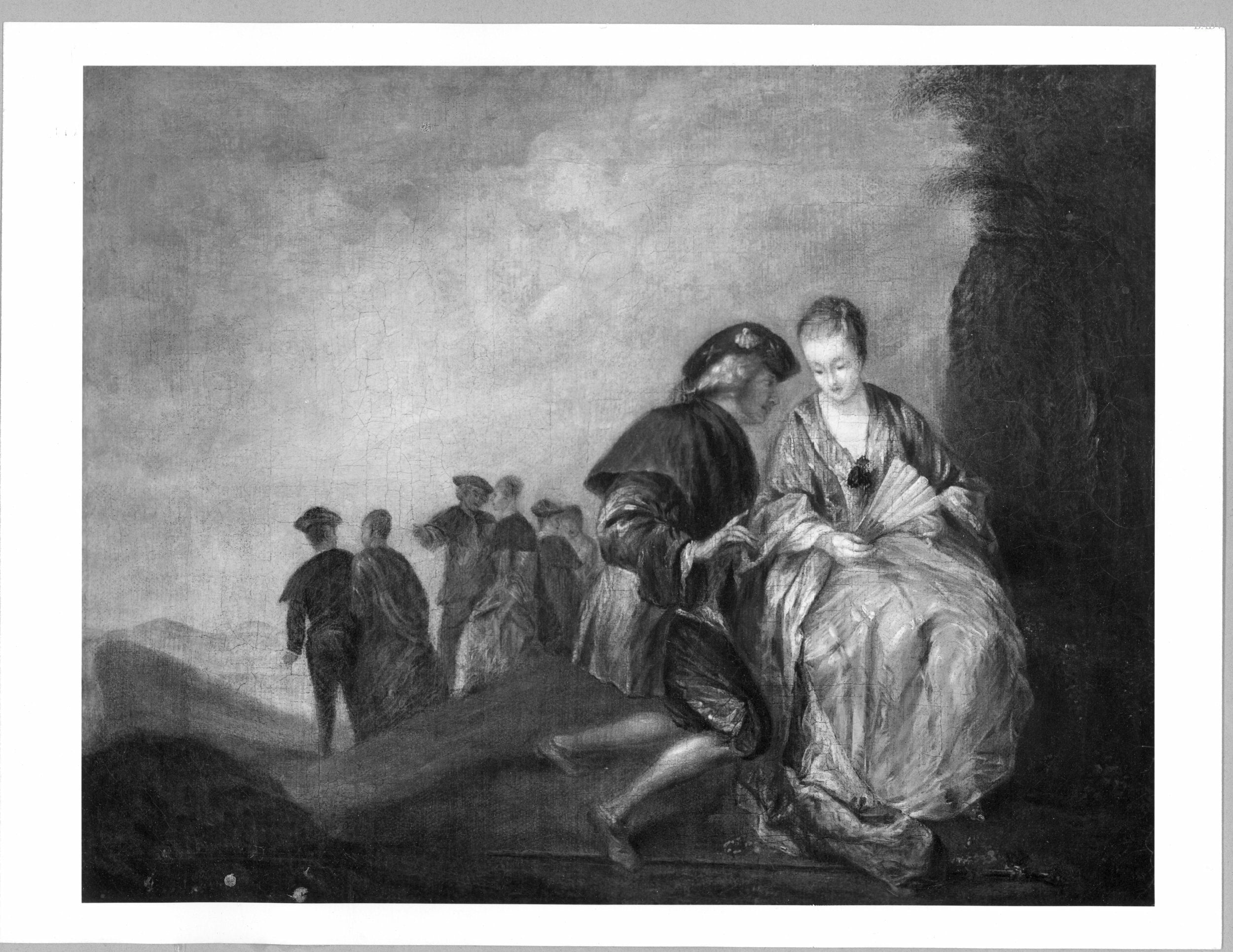 Couple d’amoureux - Antoine Watteau - Alpha Reproduction