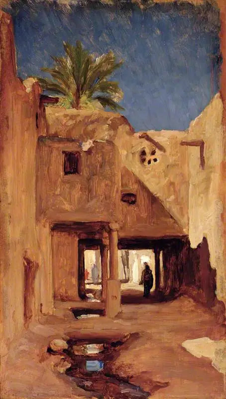 Cour à Alger - Frederic Leighton - Alpha Reproduction