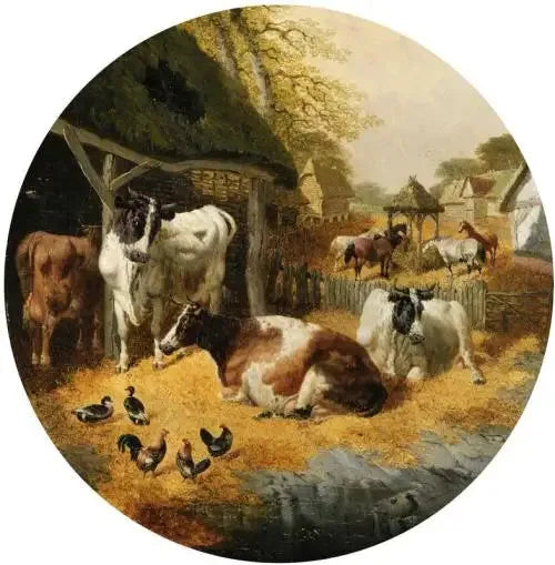 Gårdsplads - John Frederick Herring, Sr.