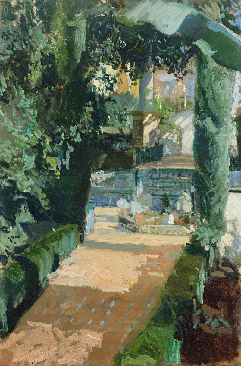 Dansegården, Alcázar, Sevilla - Joaquín Sorolla