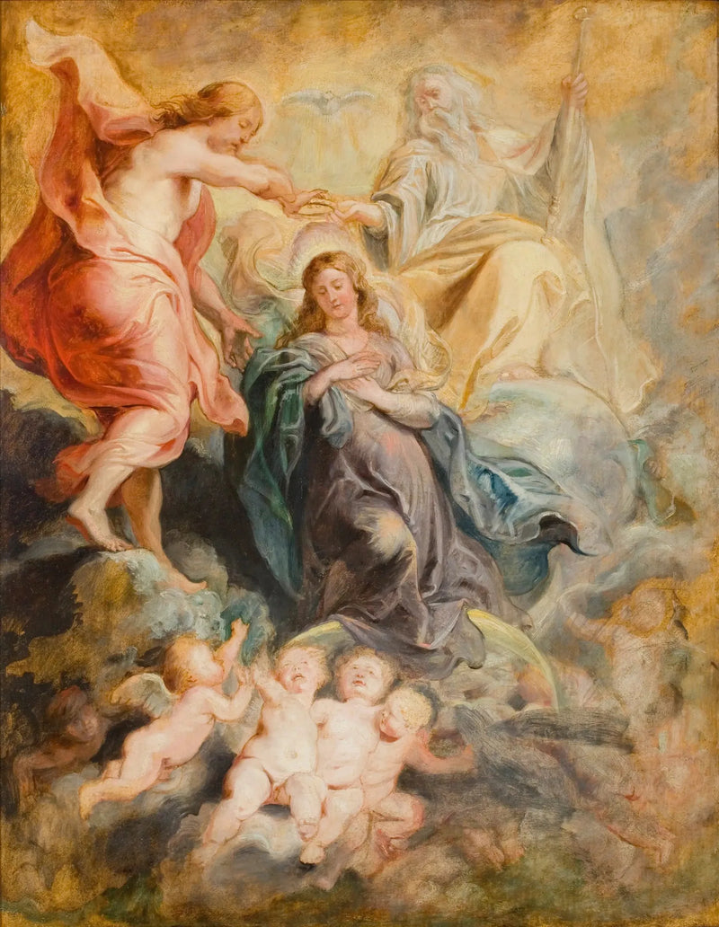 Kroning af Jomfruen - Peter Paul Rubens