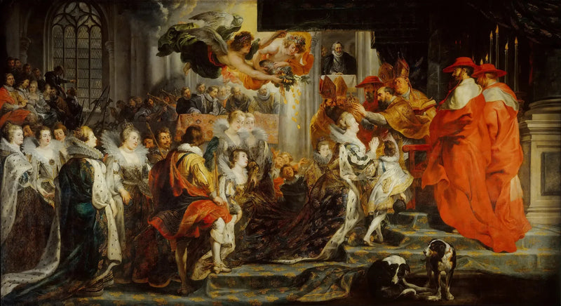Marie de Médicis kroning den 13. maj 1610 - Peter Paul Rubens