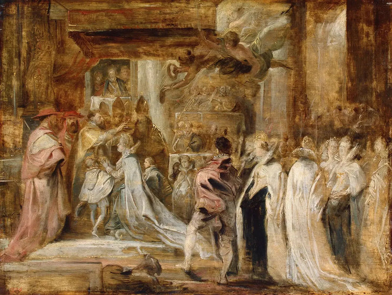 Marie de Médicis' Kroning - Peter Paul Rubens