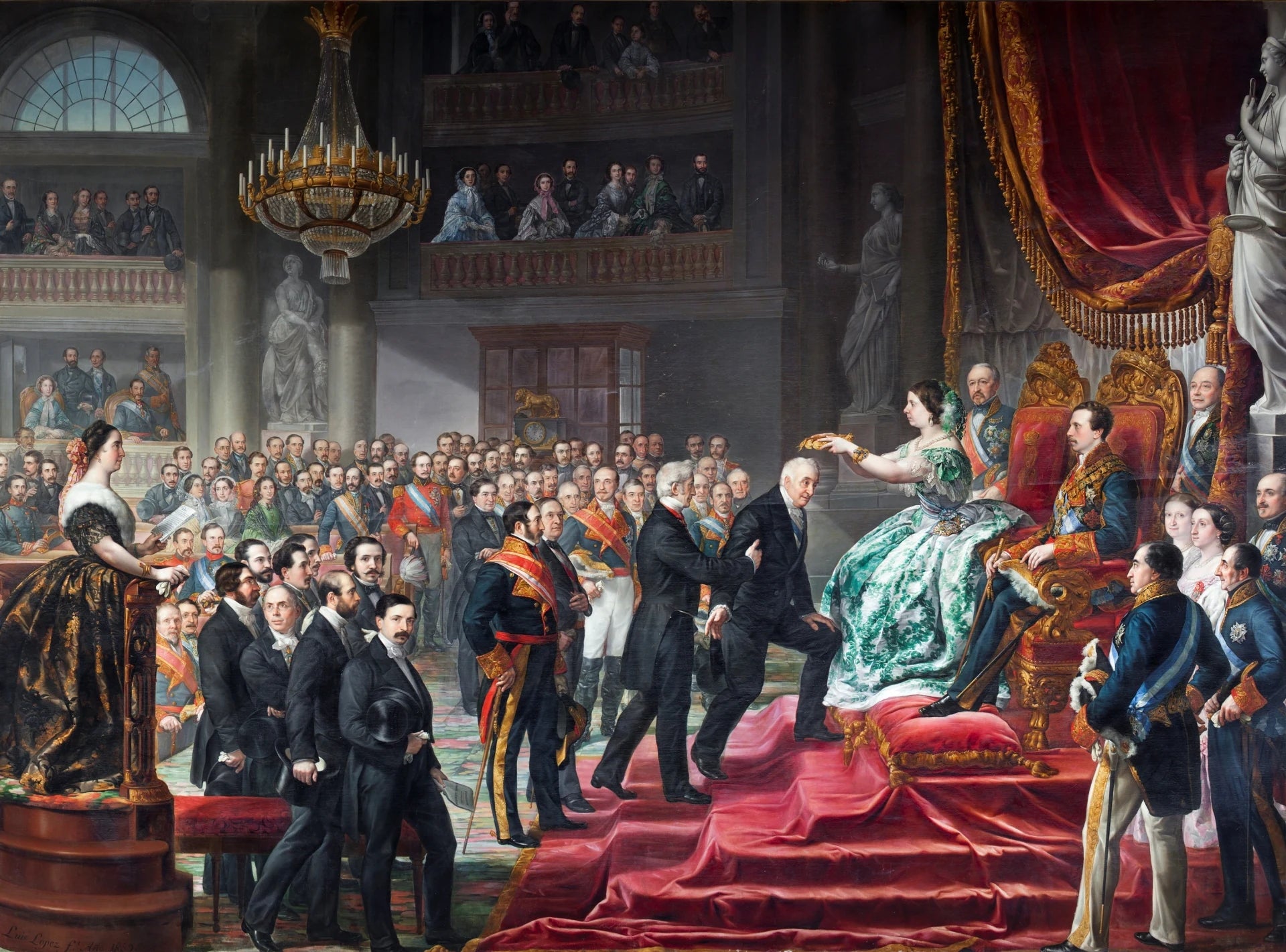 Le couronnement de la Quintana - Luis López Piquer