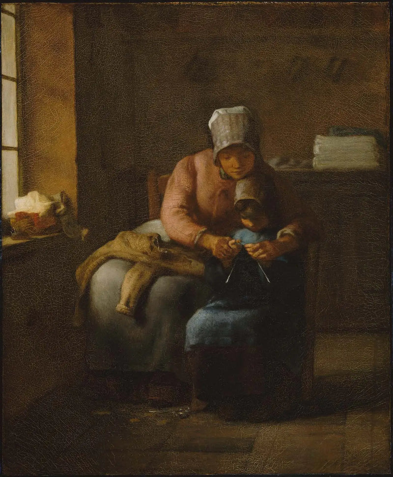 Strikkekursus - Jean-François Millet