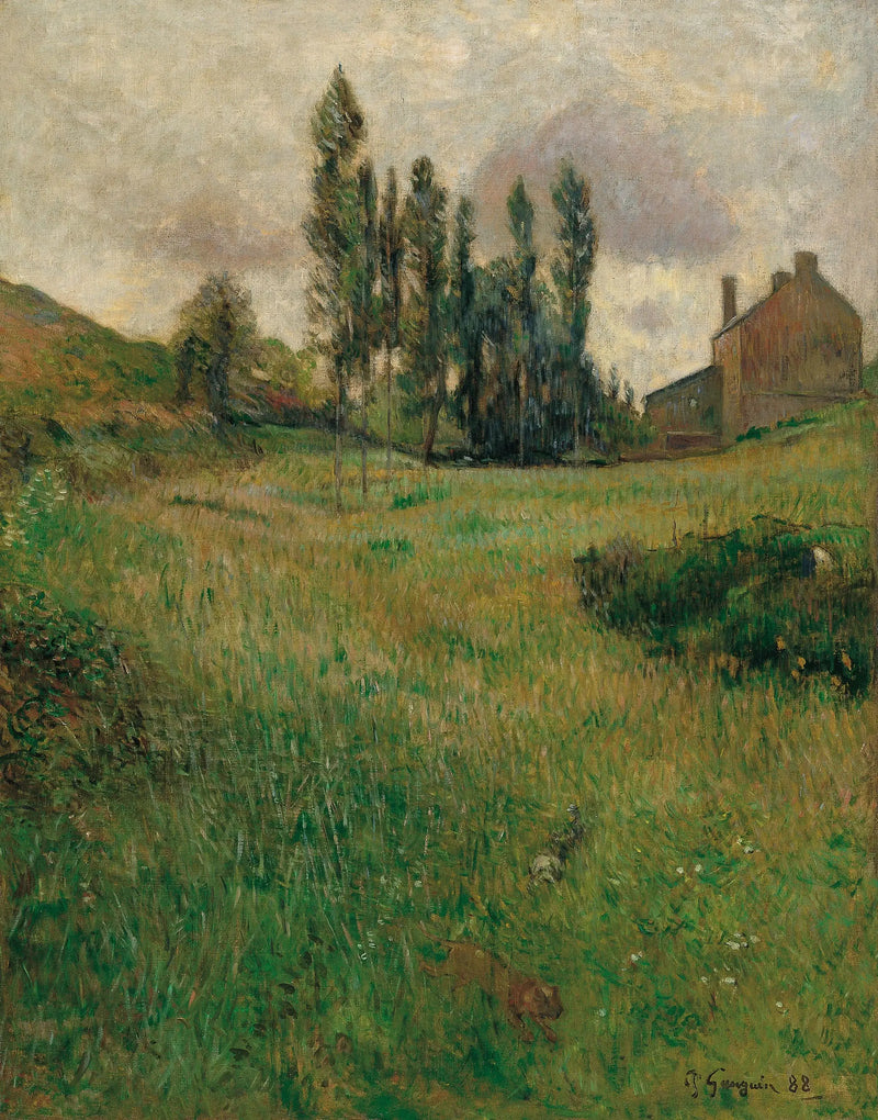 Hundeløb i prærien - Paul Gauguin