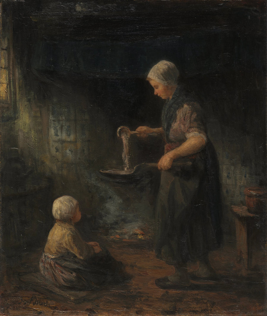 Les crêpes - Jozef Israëls