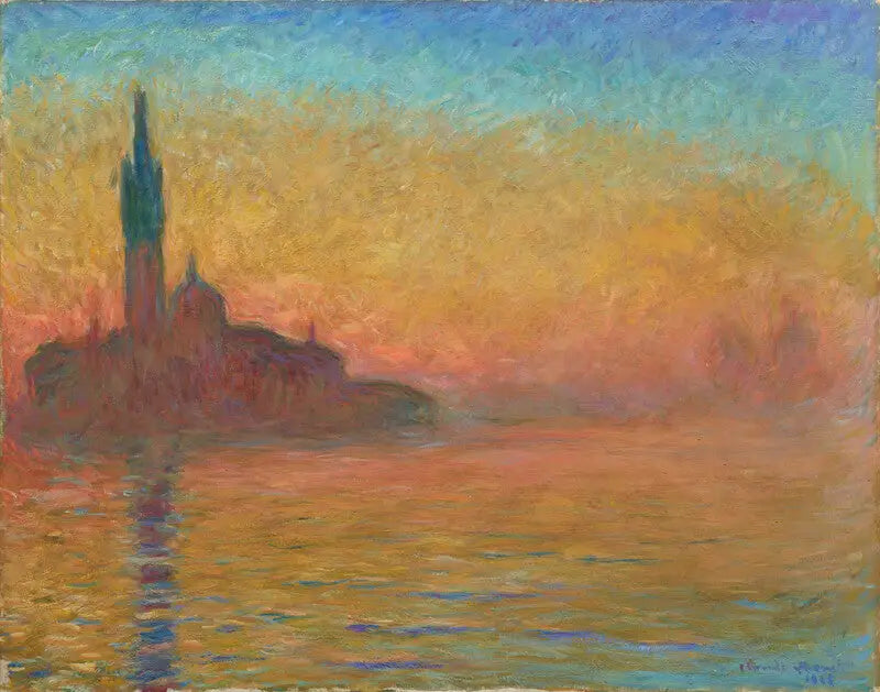 Skumring i Venedig - Claude Monet