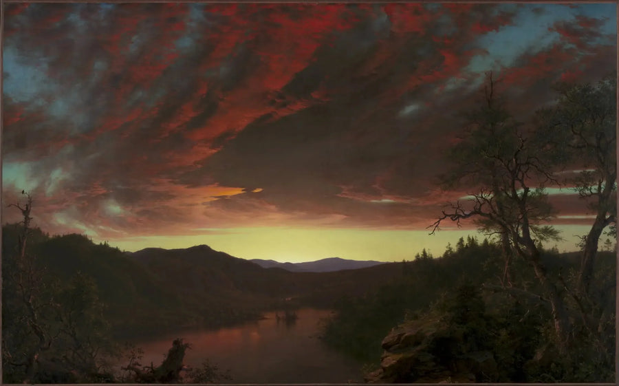 Skumring i den vilde natur - Frederic Edwin Church