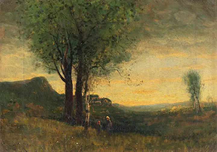 Skumring - Jean-Baptiste Camille Corot