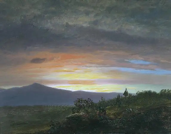 Crépuscule Mont Ktaadn - Frederic Edwin Church - Alpha Reproduction