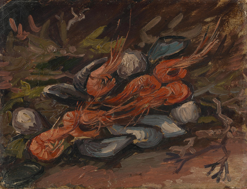 Rejer og muslinger - Vincent van Gogh