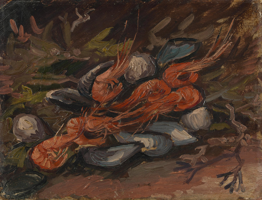Rejer og muslinger - Vincent van Gogh