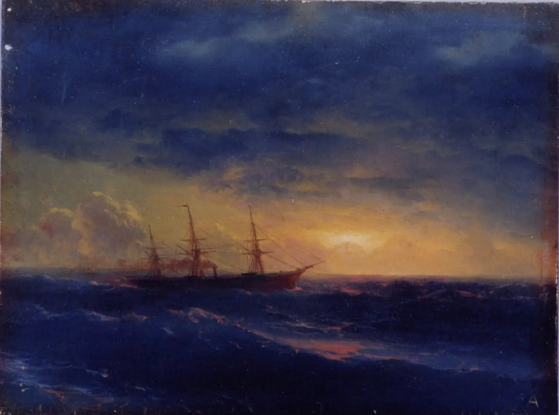 Nattens havkrydser - Ivan Aïvazovski