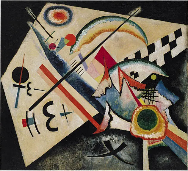 Hvidt kors - Vassily Kandinsky