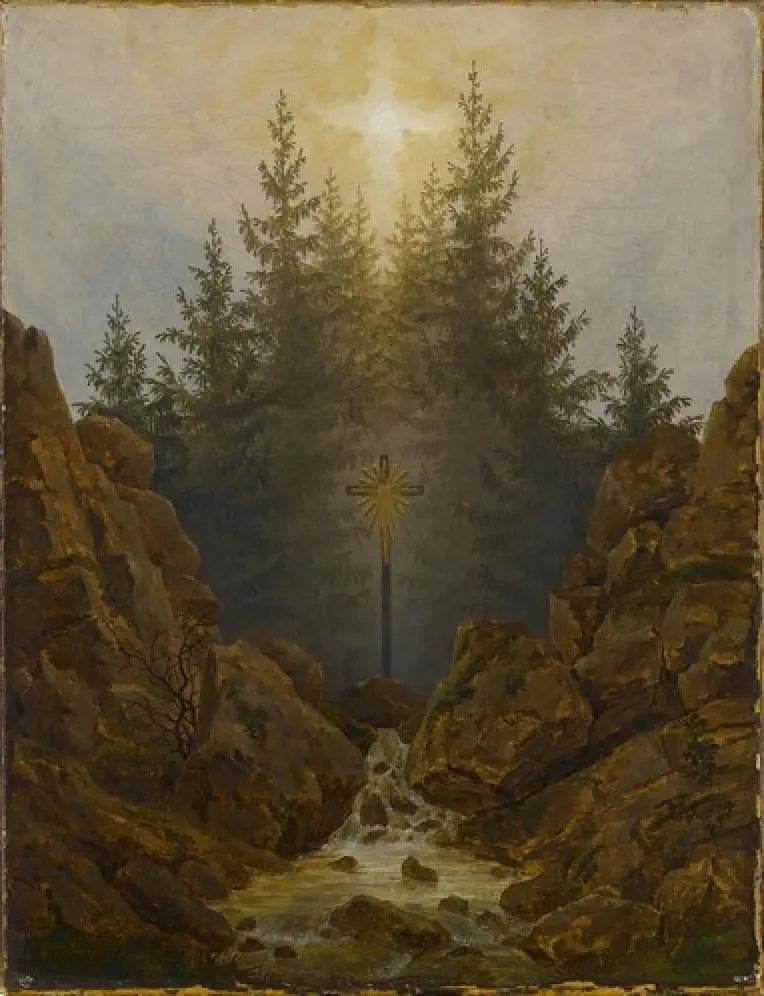 Kors i skoven - Caspar David Friedrich