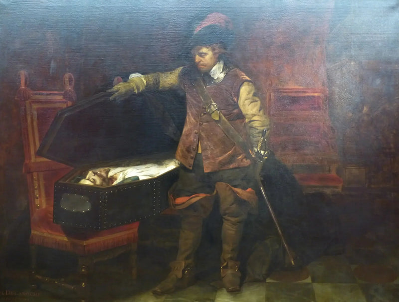 Cromwell og Karl 1. - Paul Delaroche