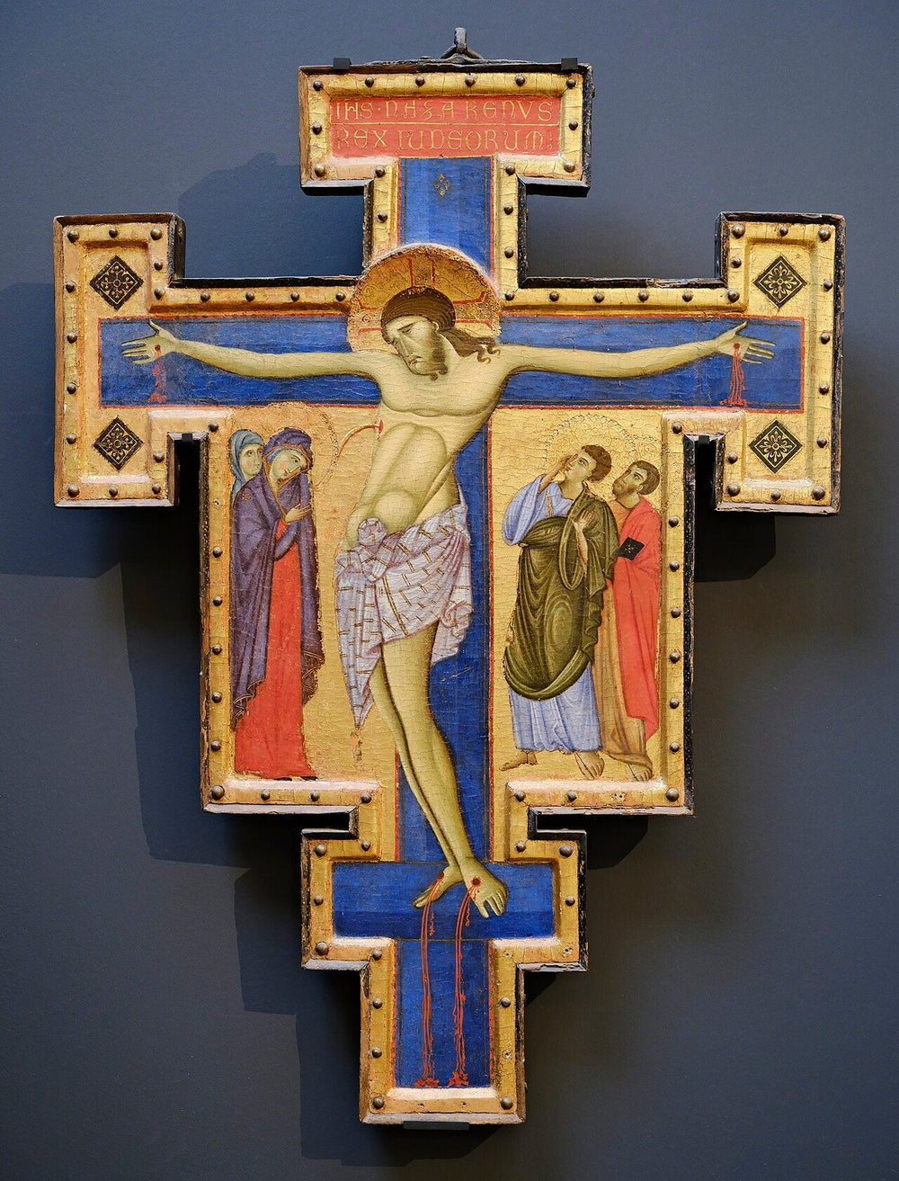 Crucifix du Maestro de San Francesco, Louvre - Master of Saint Francis image 1 tableau peint à l’huile sur toile