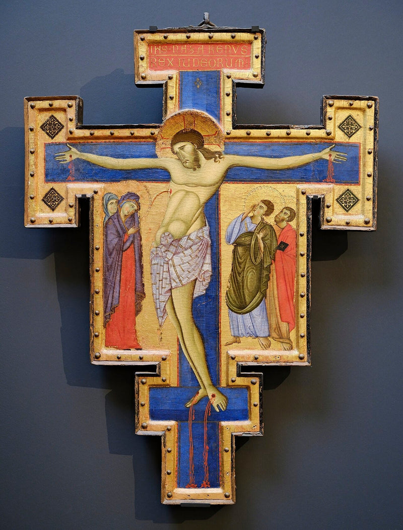 Kristuskrucifikset af San Francesco-mester, Louvre - Saint Francis-mesteren