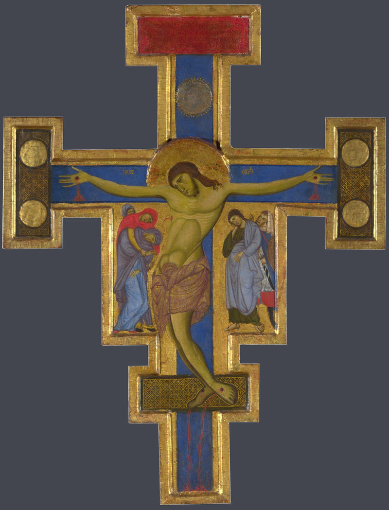Kristuskrucifikset af San Francesco-mesteren - Mester af Saint Francis