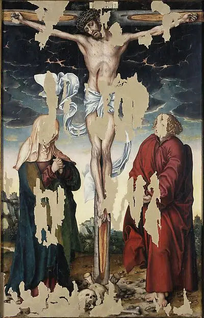 Korsfæstelsen af Posterstein - Lucas Cranach den Ældre