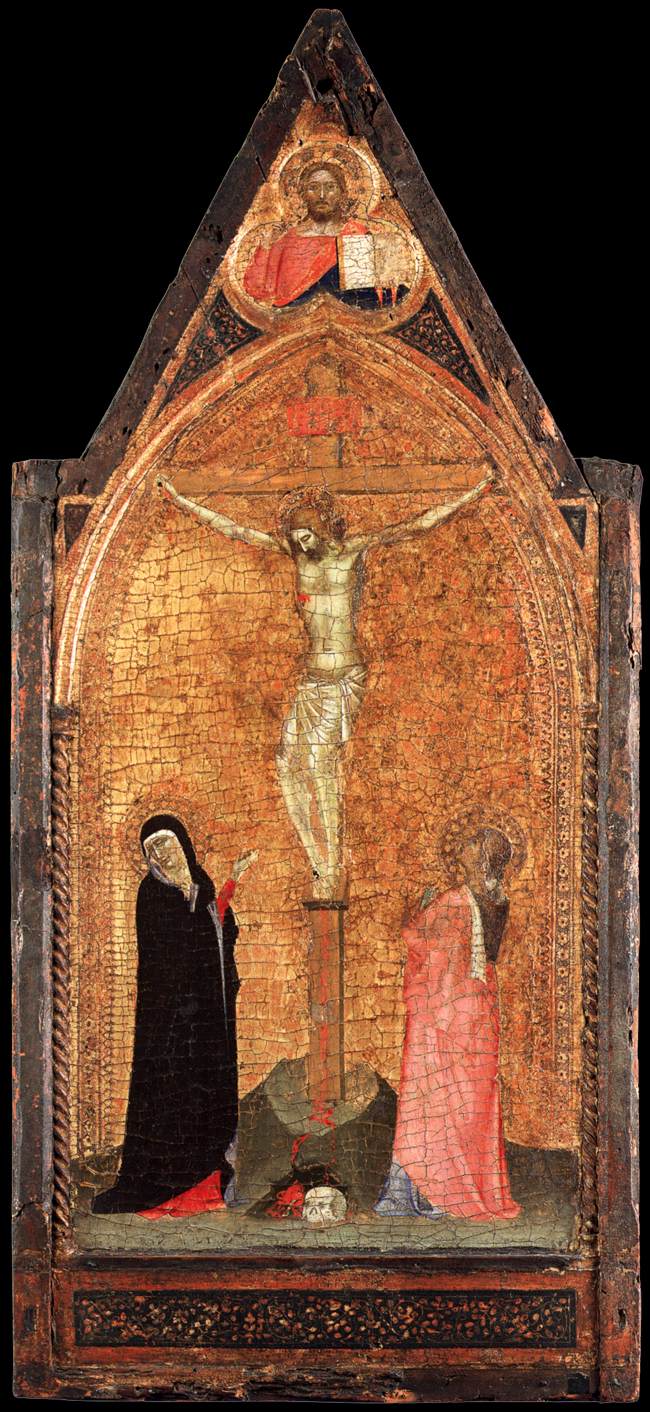 Korsfæstelse og velsignelse af Kristus - Bernardo Daddi