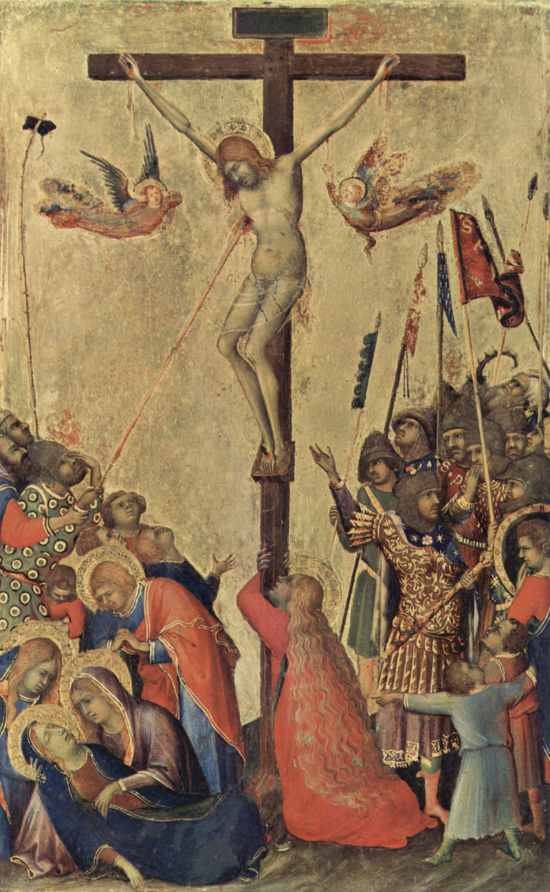 Korsfæstelsen. «Lansestikket.» - Simone Martini