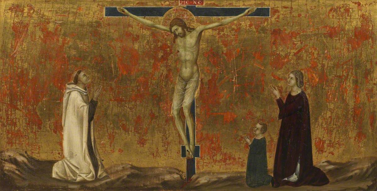 Crucifixion - Ugolino di Nerio image 1 copie de tableau peinte à la main