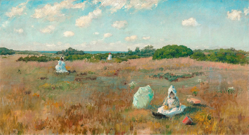 Efterårsblomsterplukning - William Merritt Chase