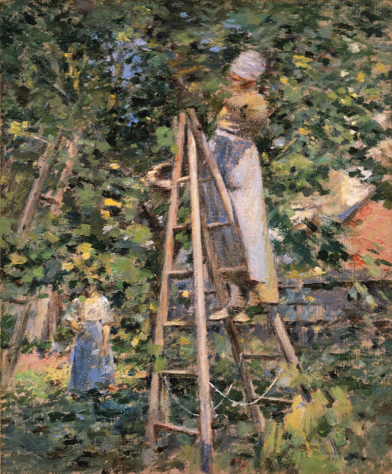 Fjerning af blommer - Theodore Robinson