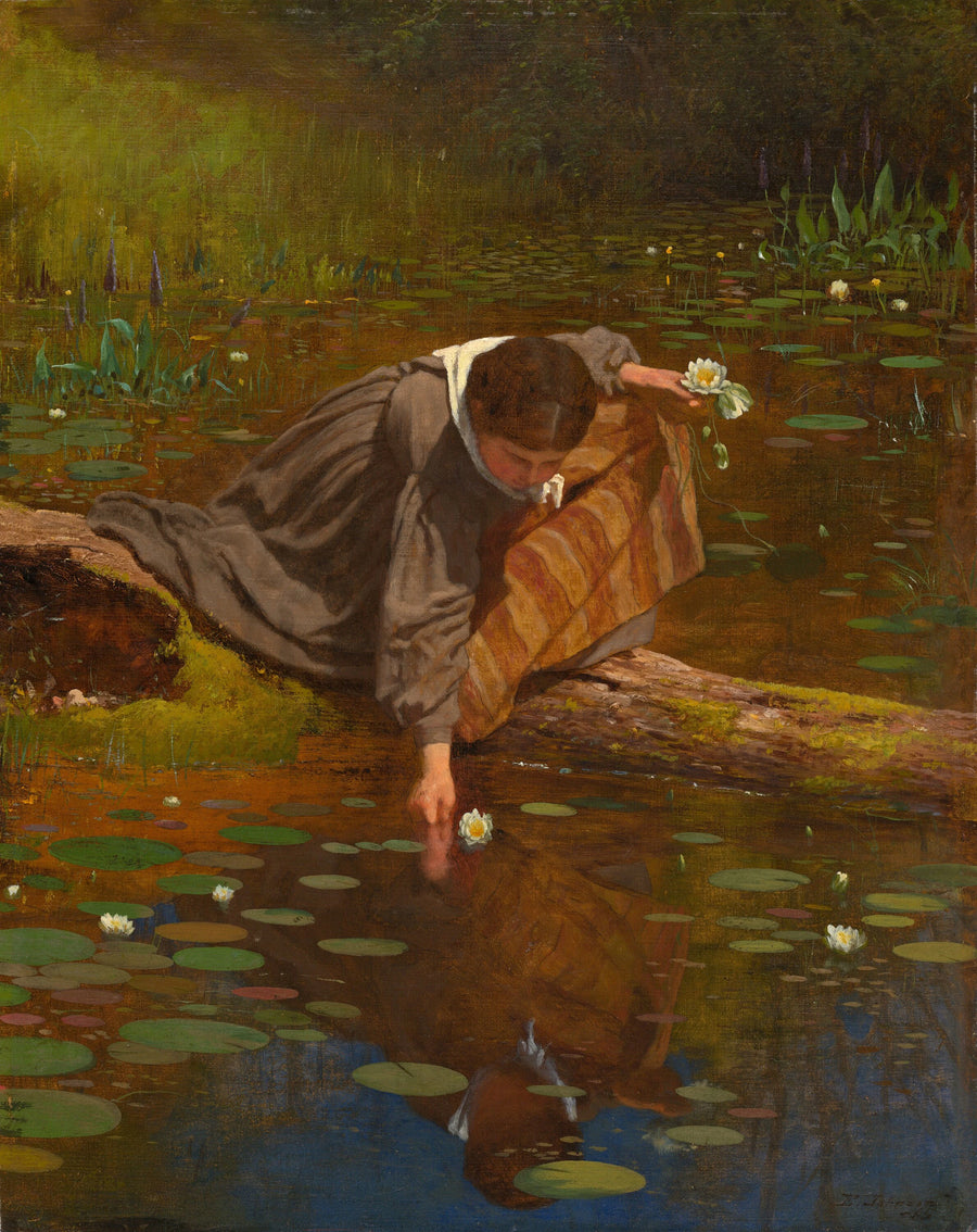 Cueillir des Lys - Eastman Johnson