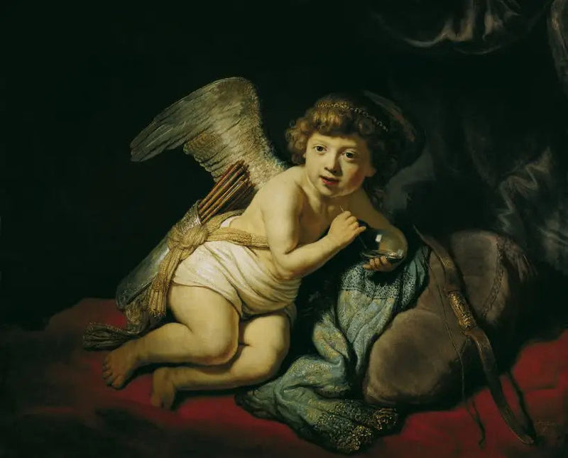 Cupido med sæbeboblen - Rembrandt