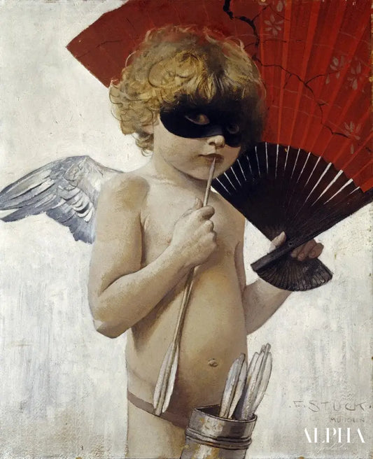 Cupidon au Bal Masqué - Franz Von Stuck Reproductions de tableaux à la peinture à l’huile