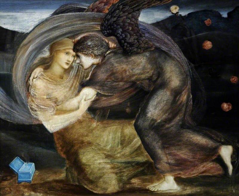 Cupid, der frigiver Psyche - Edward Burne-Jones
