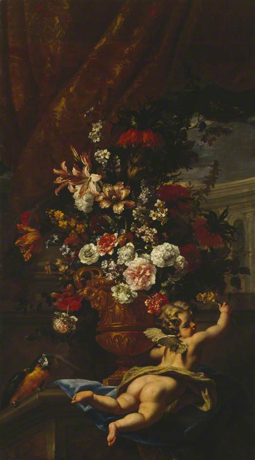 Cupidon og blomster - Sebastiano Ricci