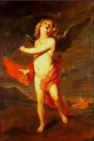 Cupidon og Neptun - Antoine van Dyck